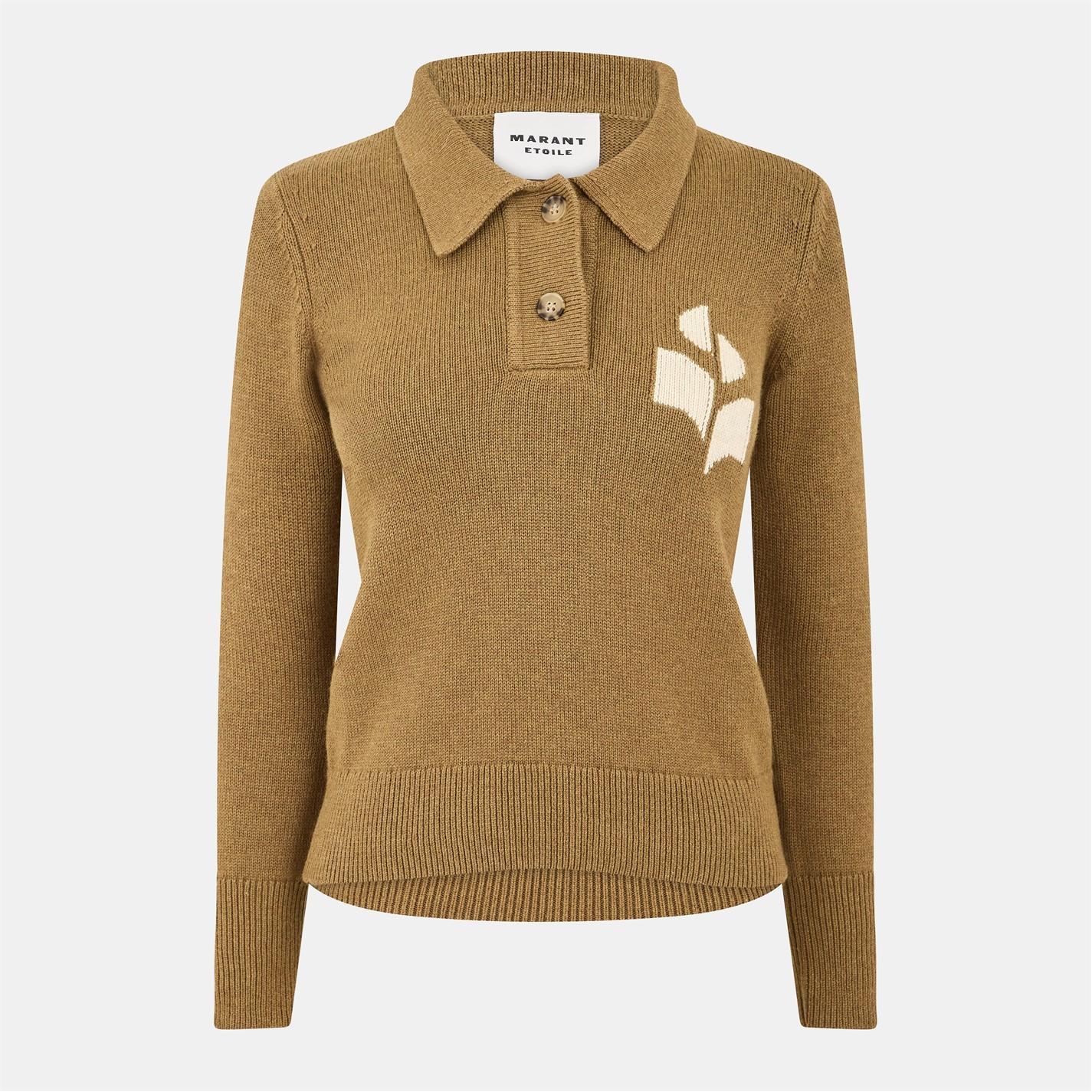 MARANT ETOILE Nola Knit Polo by COGGLES
