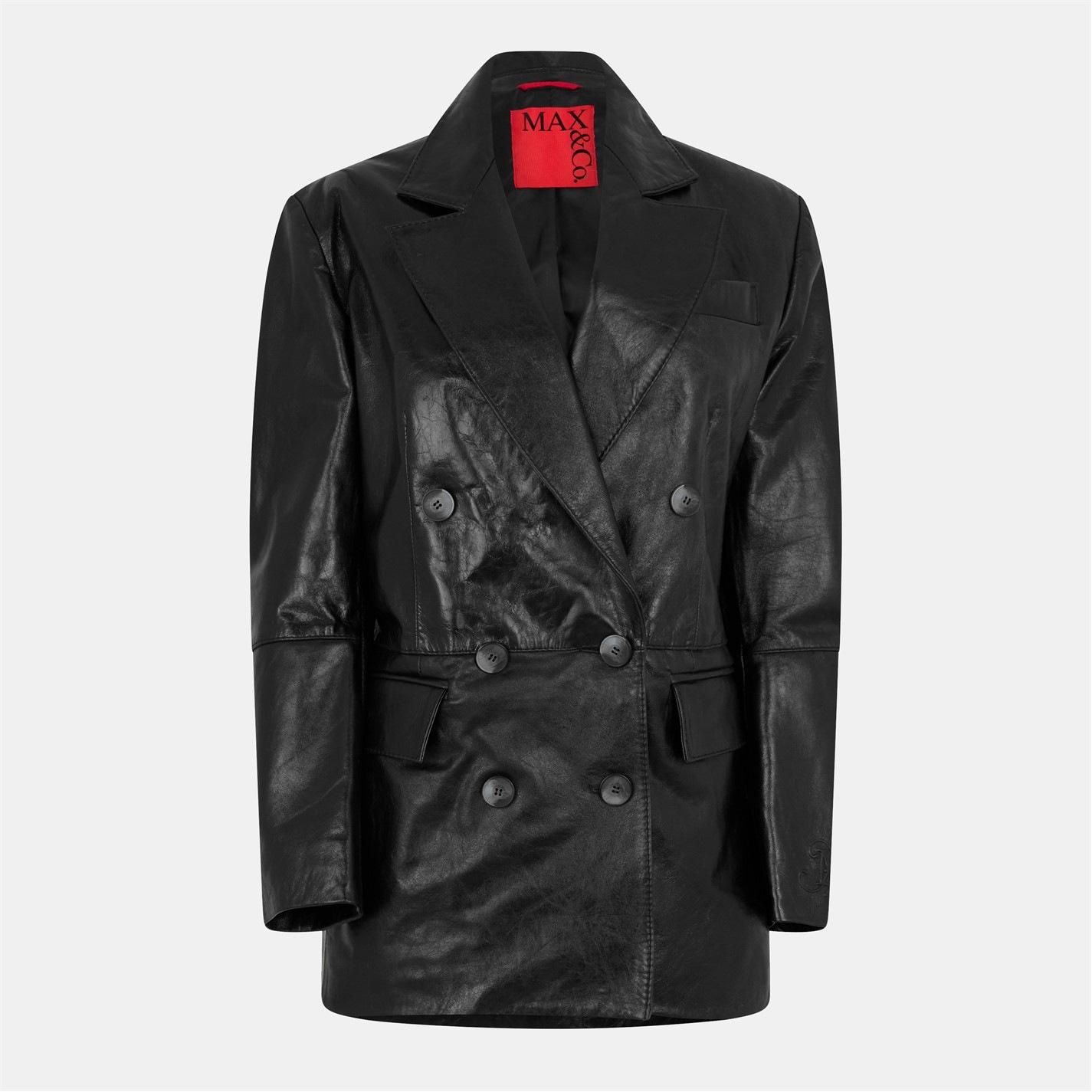 MAX AND CO Women's Bolivia Leather Jacket by COGGLES