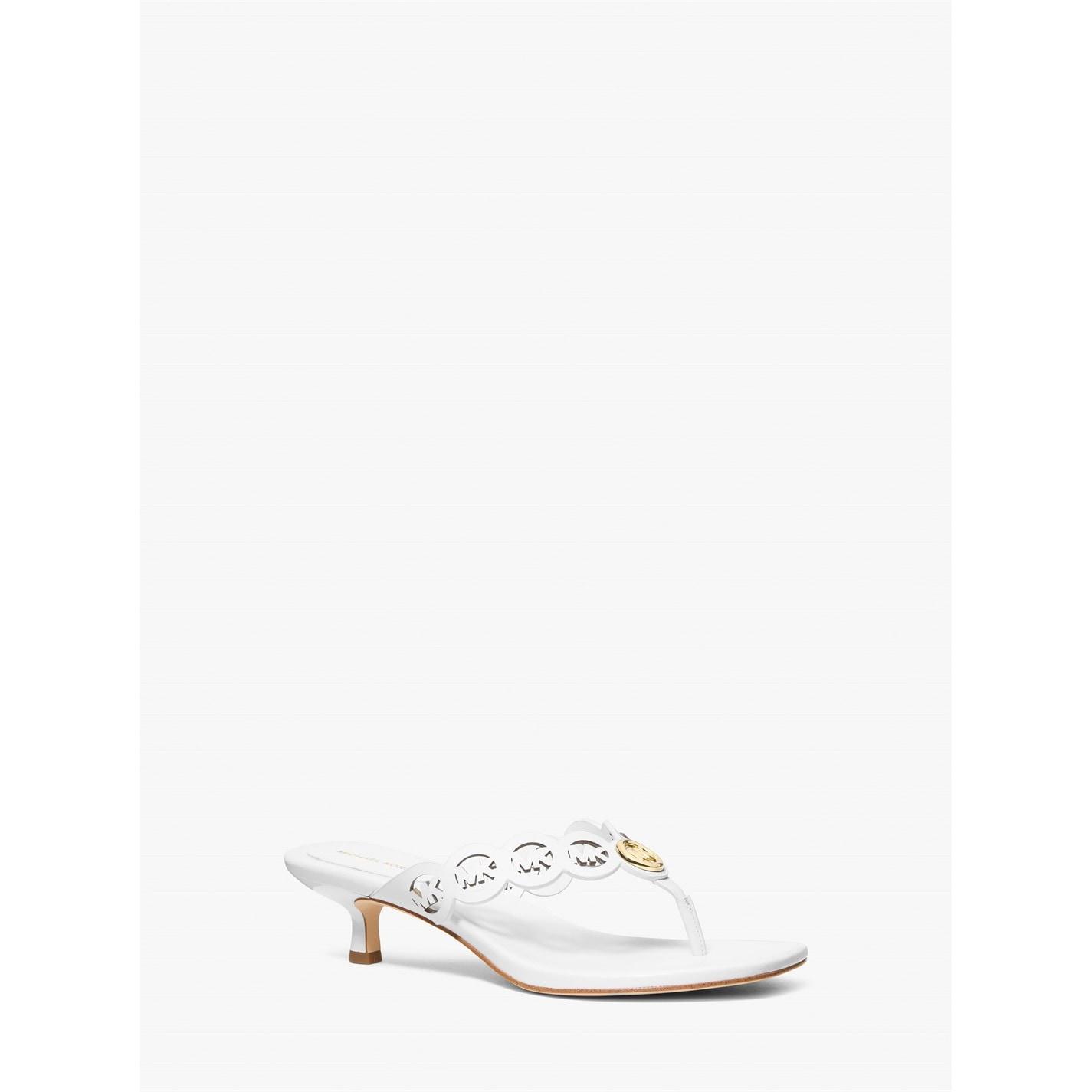 MICHAEL MICHAEL KORS Women's Janie Mid Thong Heeled Mules by COGGLES