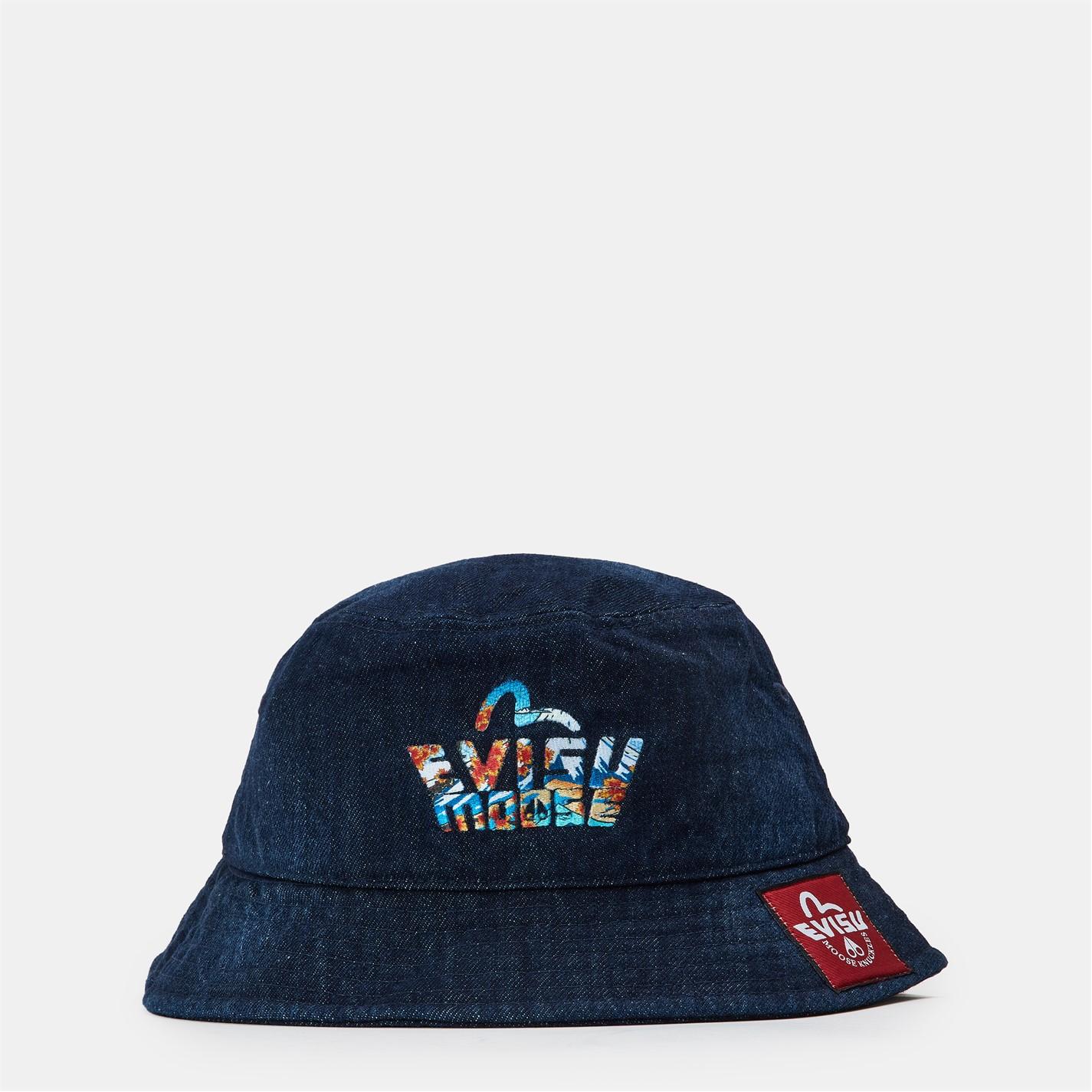 MOOSE KNUCKLES Mens x Evisu Denim Bucket Hat by COGGLES