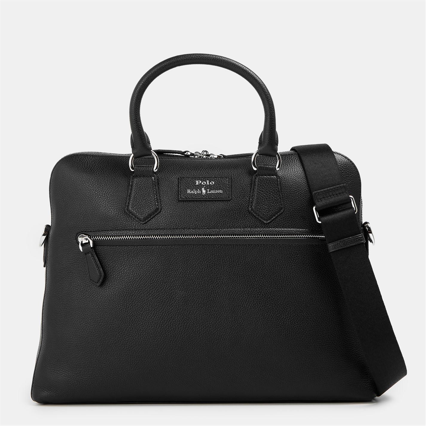 Polo Ralph Lauren Pebble Leather Commuter Bag by COGGLES