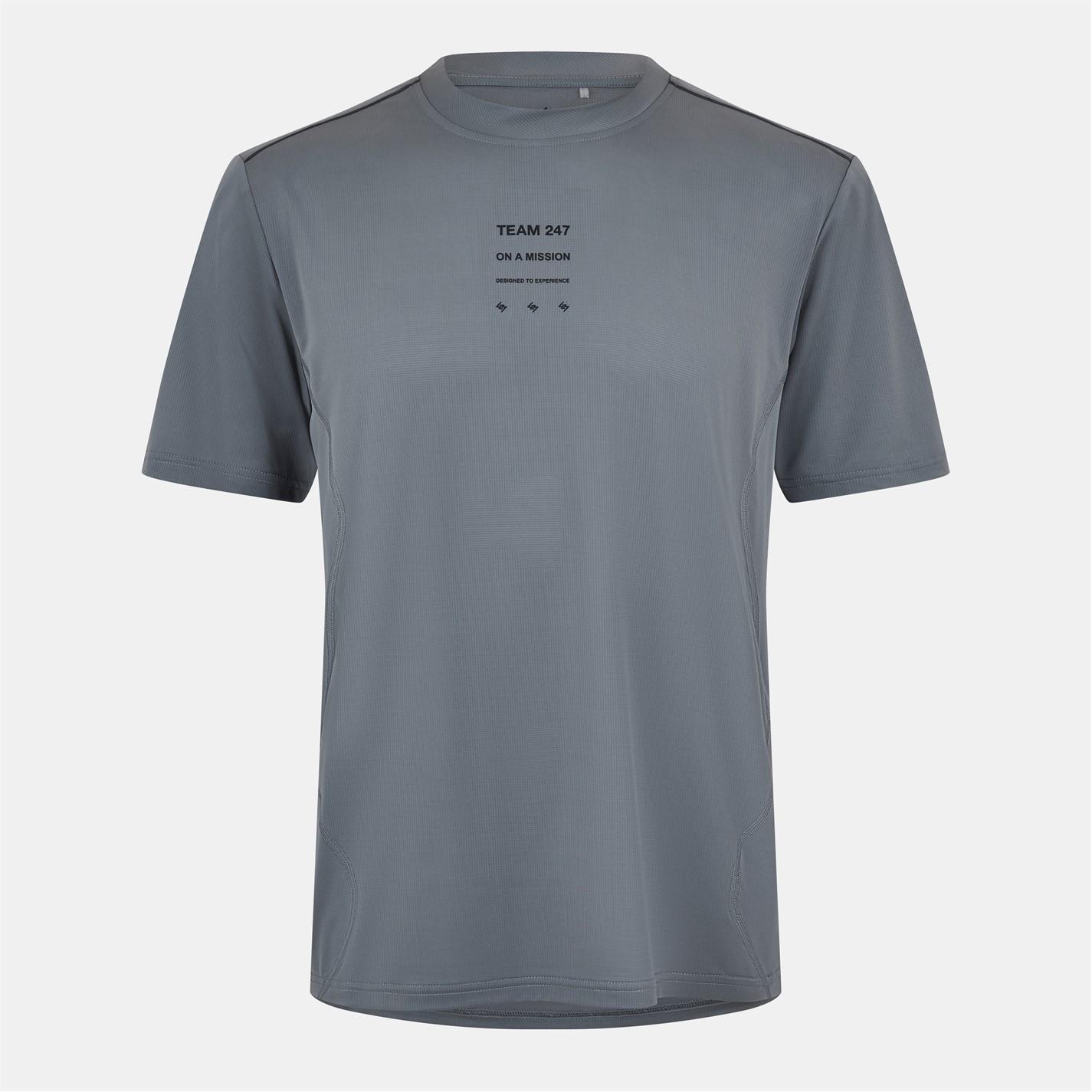 REPRESENT 247 Men's Short-Sleeve Performance Gym Top by COGGLES