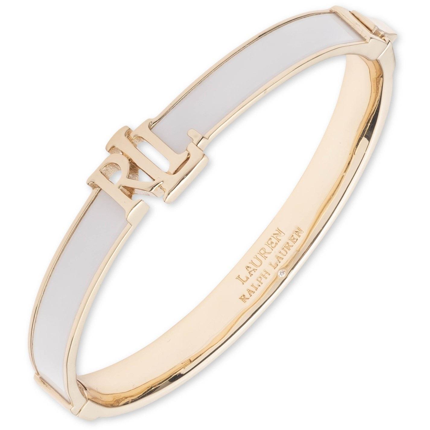 Ralph Lauren Lauren Ralph Lauren White Enamel Bangle by COGGLES Ralph Lauren Lauren Ralph Lauren White Enamel Bangle by COGGLES