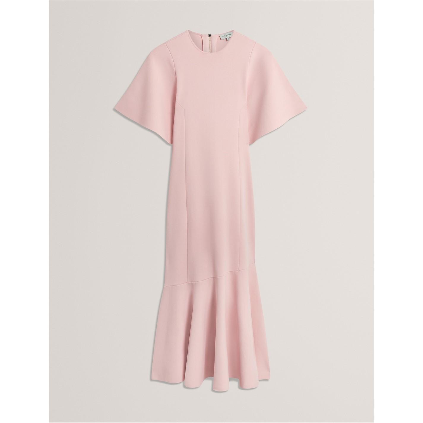 Ted Baker Women's Short Sleeve Midi Knitted Jumper Dress by COGGLES