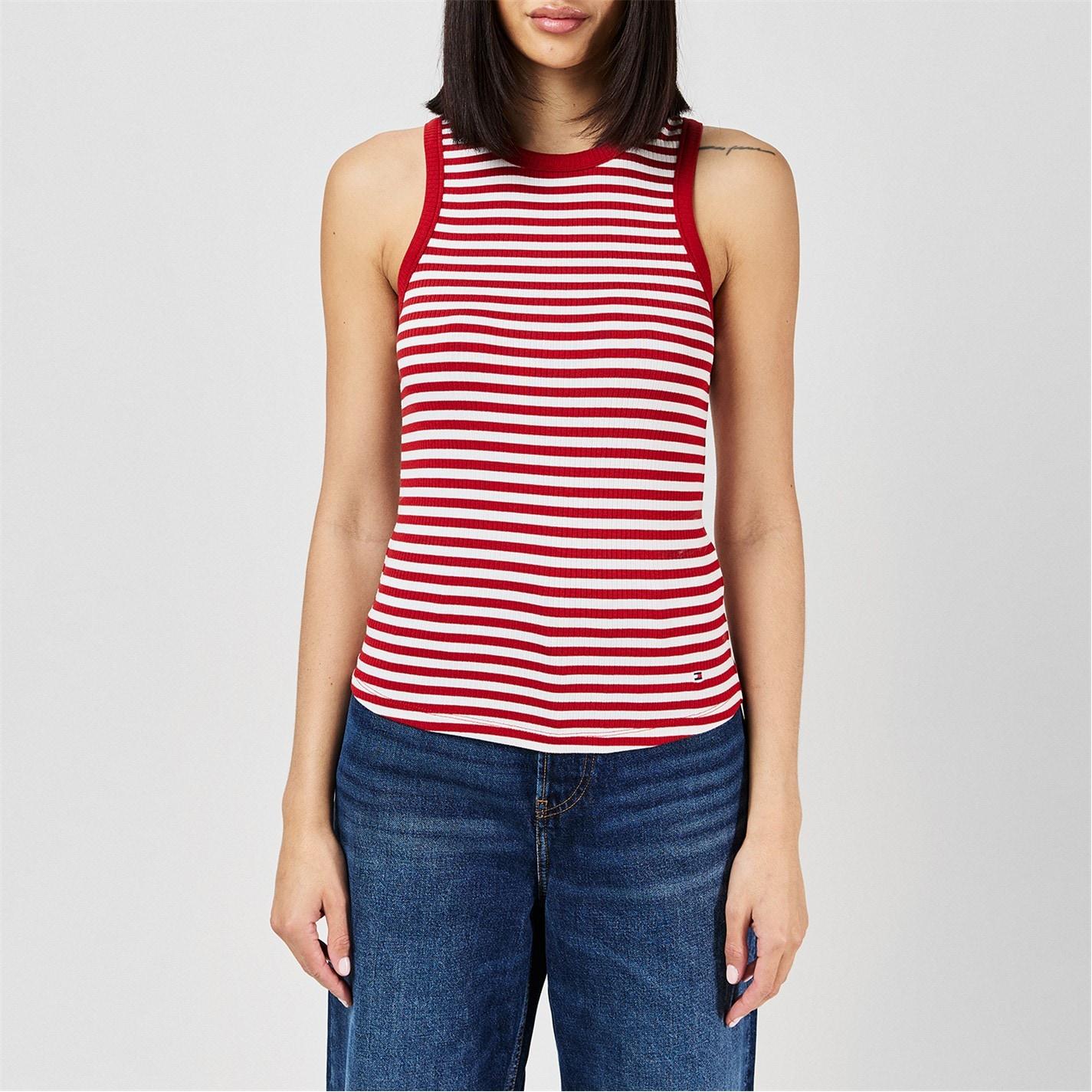Tommy Hilfiger Slim Rib Tank Top by COGGLES Tommy Hilfiger Slim Rib Tank Top by COGGLES