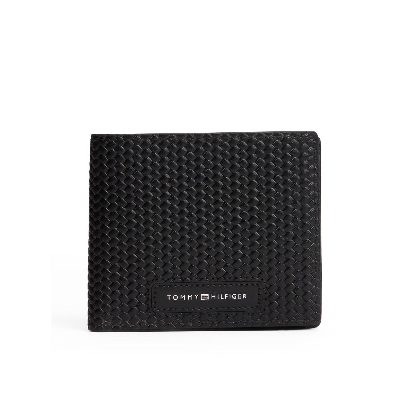 Tommy Hilfiger Woven Texture Billfold Wallet with Coin Pocket by COGGLES