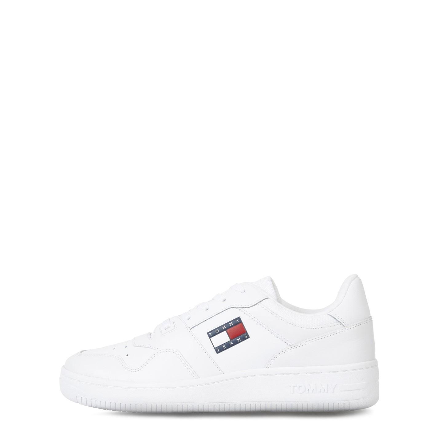 Tommy Jeans Retro Leather Basket Trainers by COGGLES