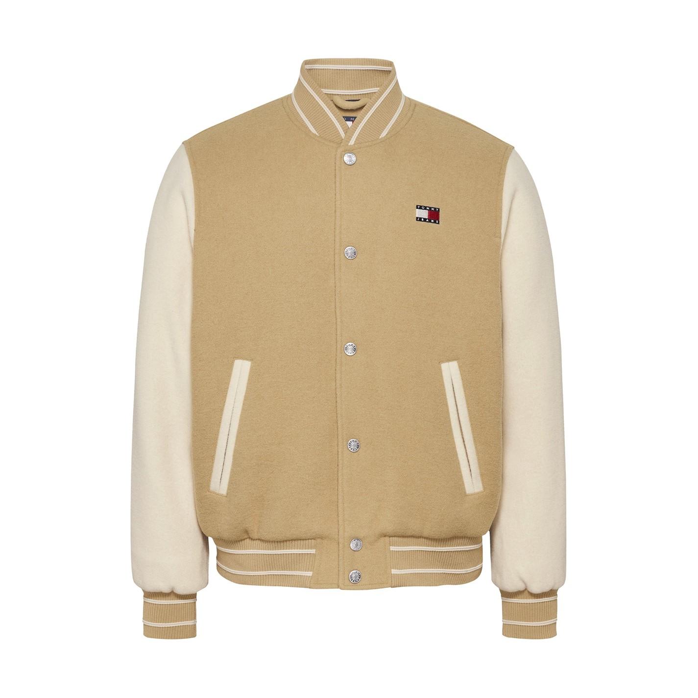 Tommy Jeans TJM WOOL BLEND VARSITY JACKET EXT by COGGLES