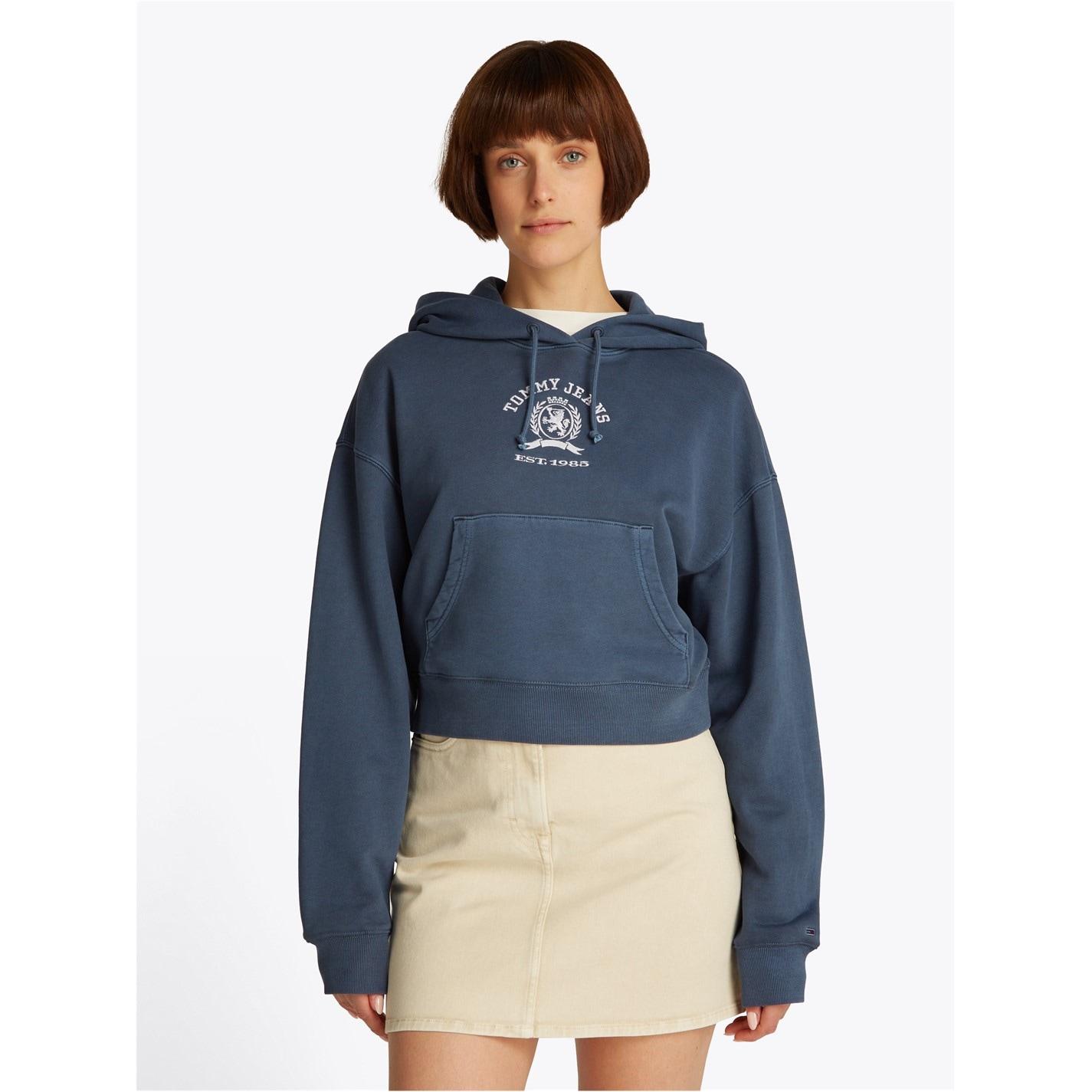Tommy Jeans TJW BXY CRP VARSITY CREST HOODIE by COGGLES