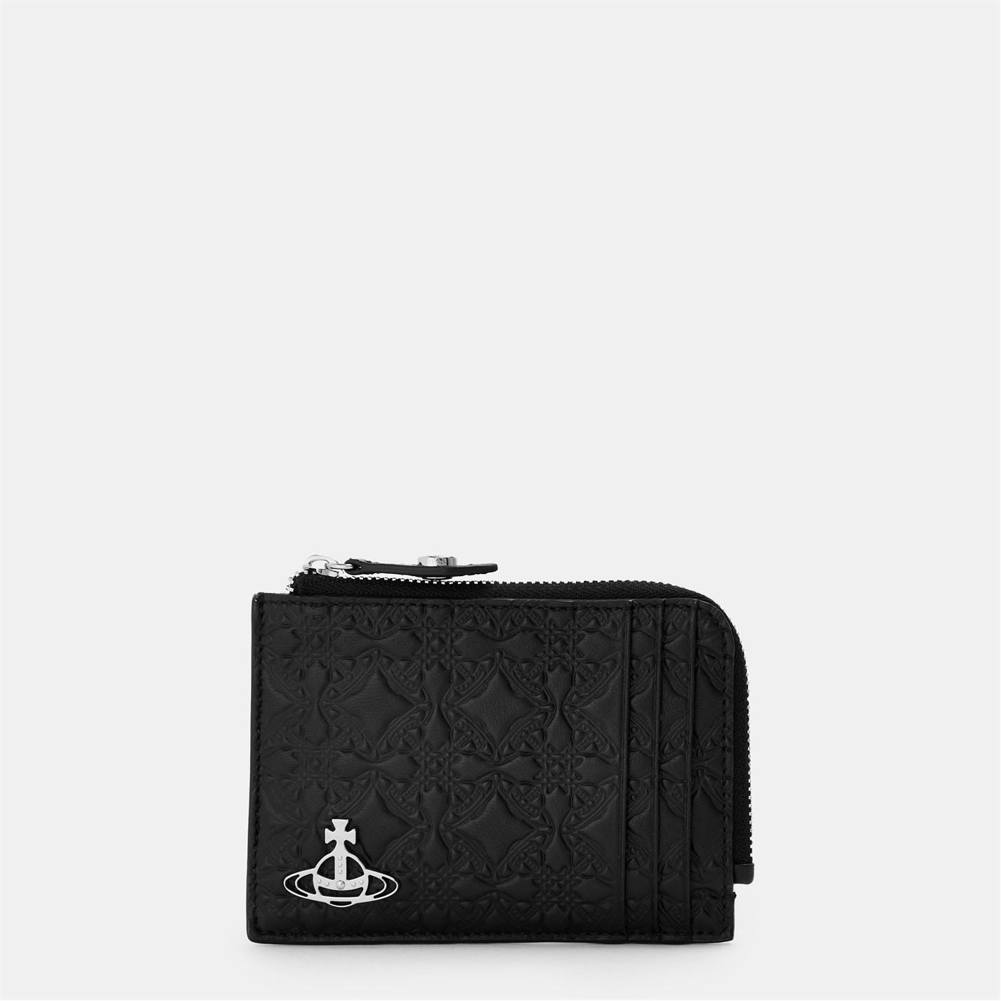 VIVIENNE WESTWOOD Embossed Zip Cardholder by COGGLES