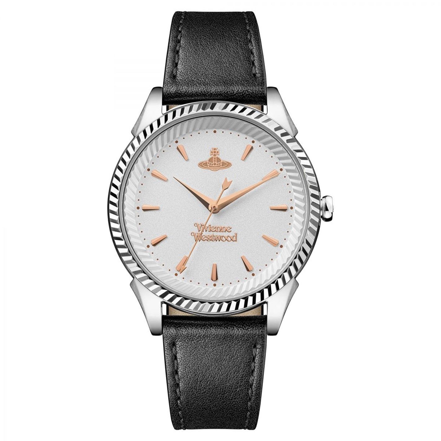 VIVIENNE WESTWOOD Vivienne Westwood Silver And Black Seymour Watch by COGGLES
