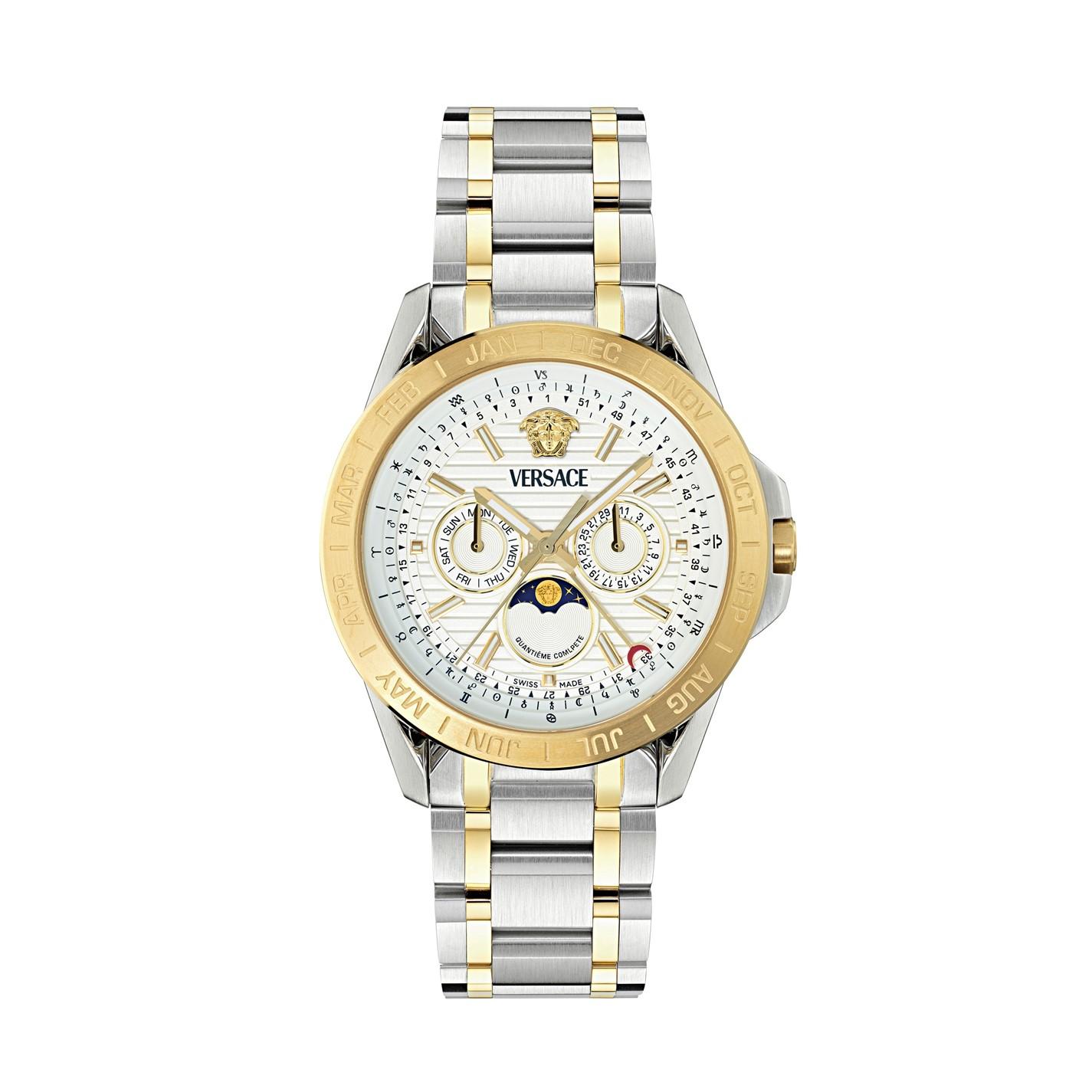 Versace Men's Moonphase Analogue Quartz Watch by COGGLES