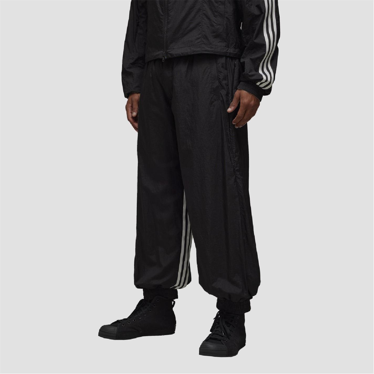 Y3 Men's 3-Stripes Shell Track Bottoms by COGGLES