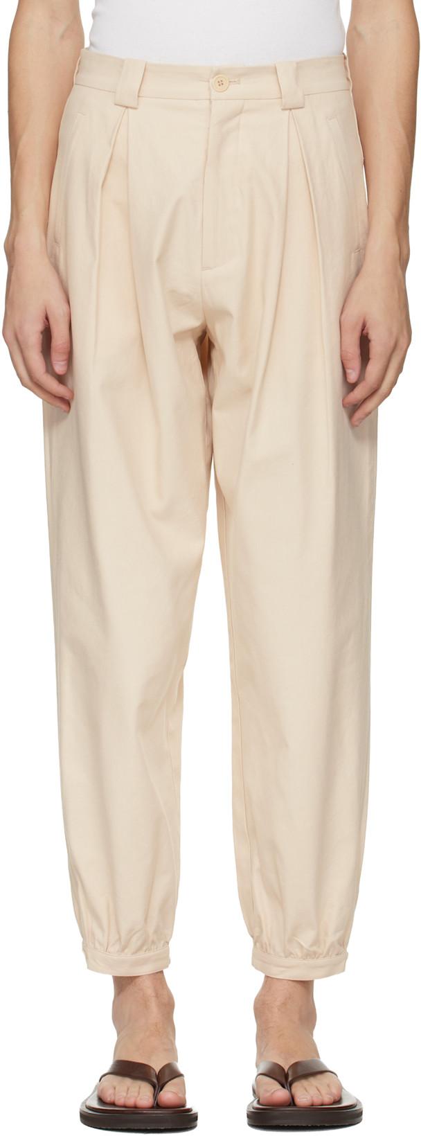Off-White Gathering Trousers by COLBO
