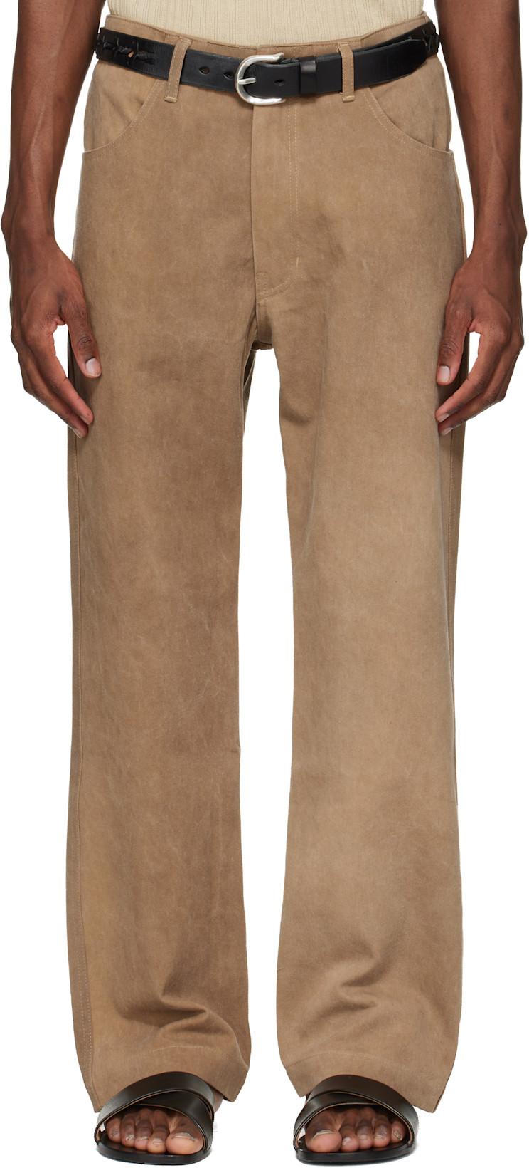 Tan Fox Trousers by COLBO
