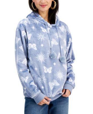 Juniors' Butterfly Skies Cozy Hoodie by COLD CRUSH