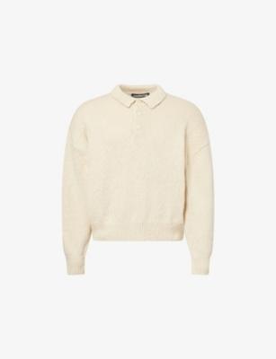 Beach Knitted Cotton Polo Jumper by COLE BUXTON
