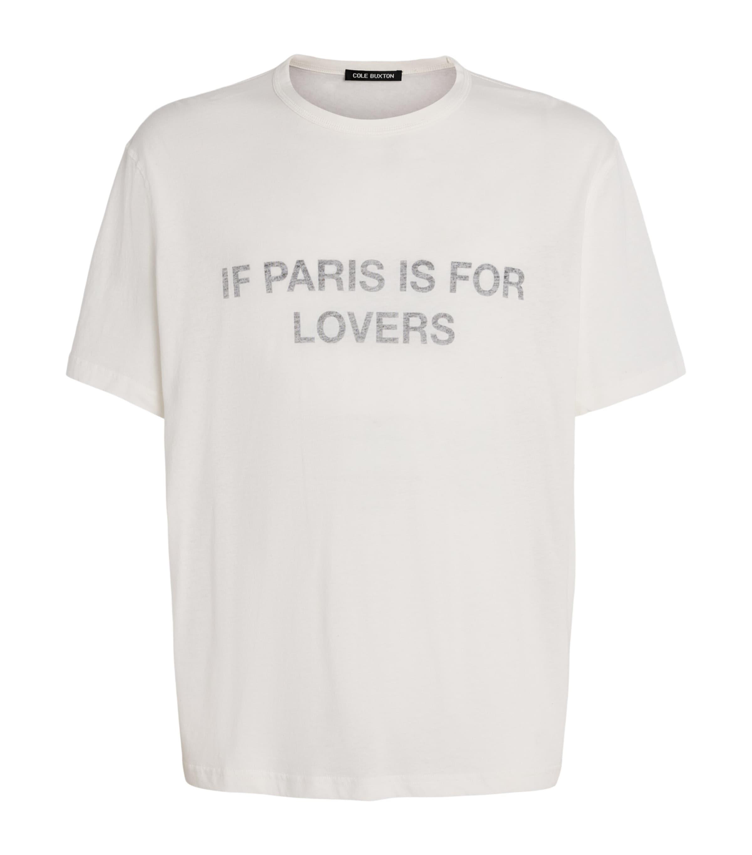 COLE BUXTON Cotton Paris Texas T-Shirt by COLE BUXTON