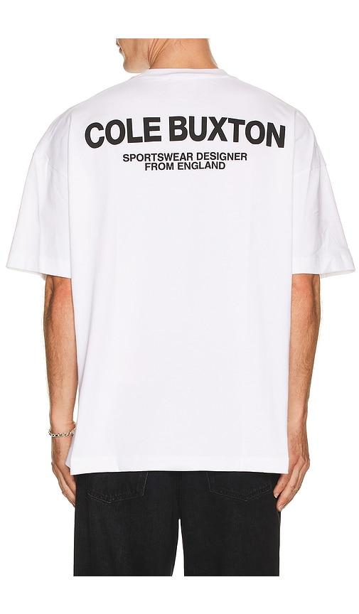 Cole Buxton Sportswear T-Shirt in White by COLE BUXTON