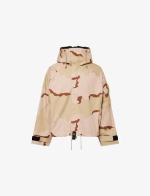 Desert Camouflage Hooded Cotton-Blend Jacket by COLE BUXTON
