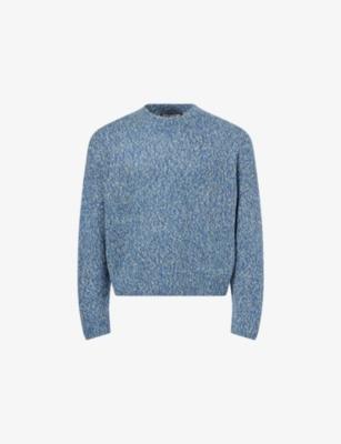 Flecked Knit Cropped Wool-Blend Jumper by COLE BUXTON