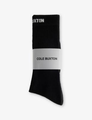 Logo-Print Sports Pack of Two Cotton-Blend Socks by COLE BUXTON