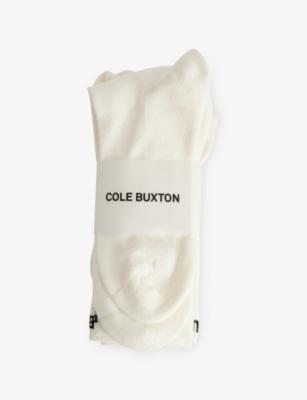 Logo-Print Sports Pack of Two Cotton-Blend Socks by COLE BUXTON
