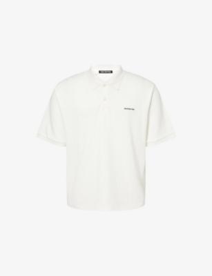 Mini Logo Short-Sleeves Stretch-Cotton Piqué Polo Shirt by COLE BUXTON