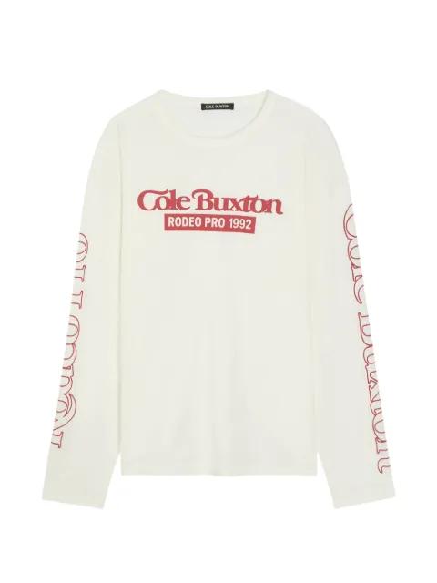 Rodeo logo-print long-sleeve T-shirt by COLE BUXTON