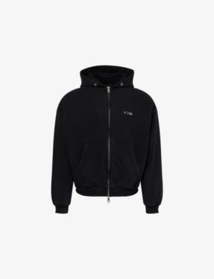 Surf Embroidered-Logo Cotton Hoodie by COLE BUXTON