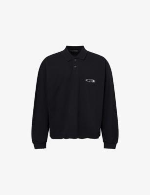 Surf Long-Sleeve Cotton Polo Shirt by COLE BUXTON