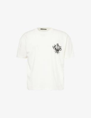 Vulture Emblem Relaxed-Fit Cotton T-Shirt by COLE BUXTON Vulture Emblem Relaxed-Fit Cotton T-Shirt by COLE BUXTON