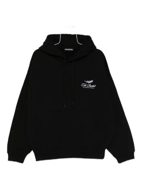 logo hoodied sweatshirt by COLE BUXTON