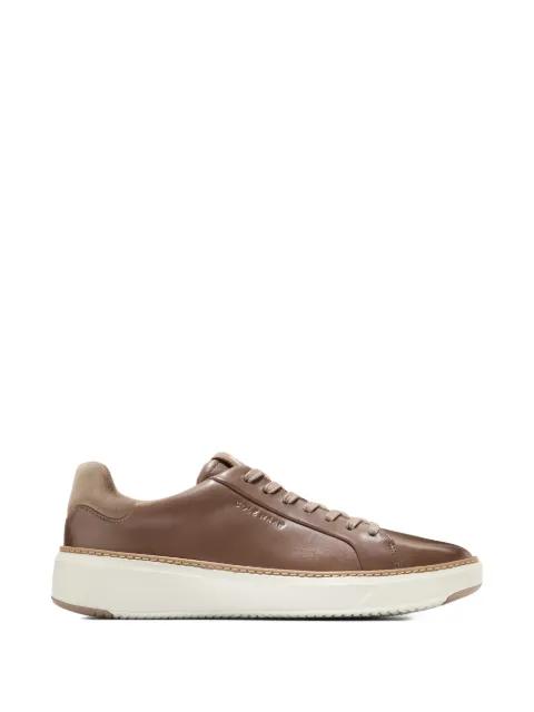 GrandPro Topspin leather sneakers by COLE HAAN