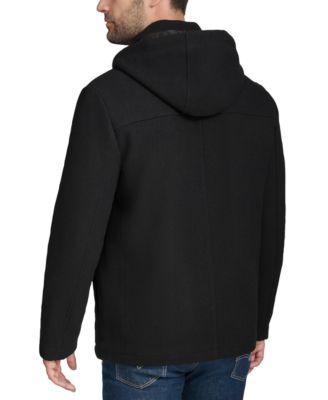 Men's Full-Zip Twill Field Jacket with Removable Hood by COLE HAAN