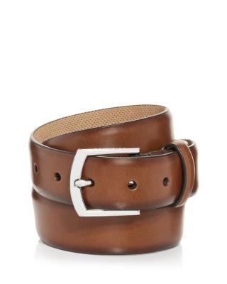 Men's Lewis Burnished Leather Belt by COLE HAAN