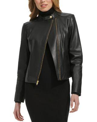 Racer Leather Jacket by COLE HAAN
