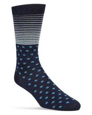 Stripes & Dots Socks by COLE HAAN