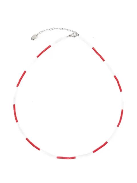 color-block beaded necklace by COLLANINE COLORATE
