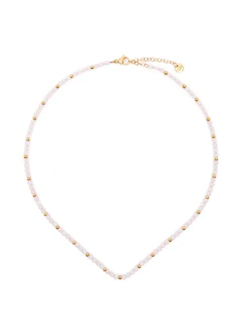 lobster-fastening beaded necklace by COLLANINE COLORATE