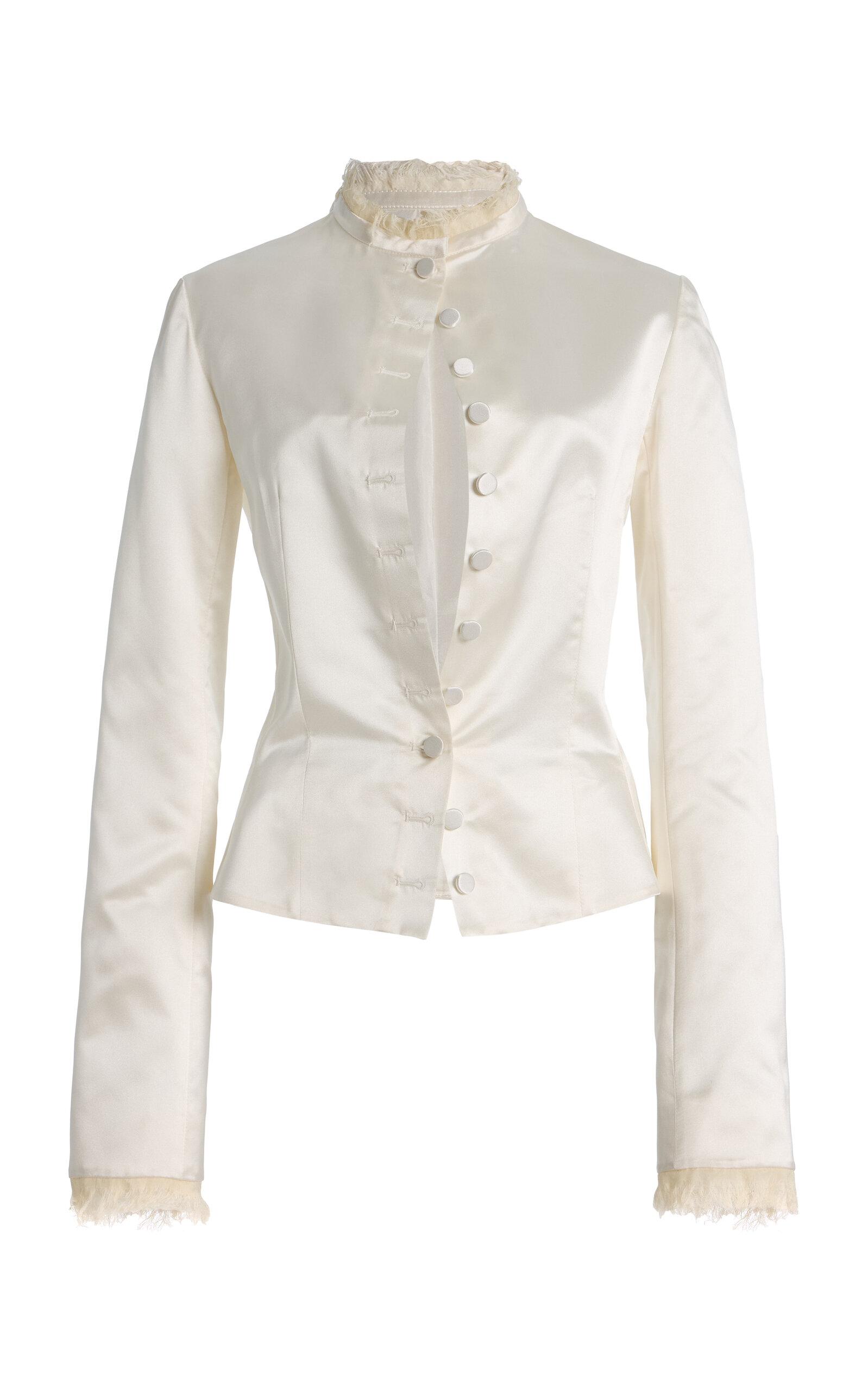 COLLEEN ALLEN Keyhole Duchesse Silk Jacket - Moda Operandi by COLLEEN ALLEN