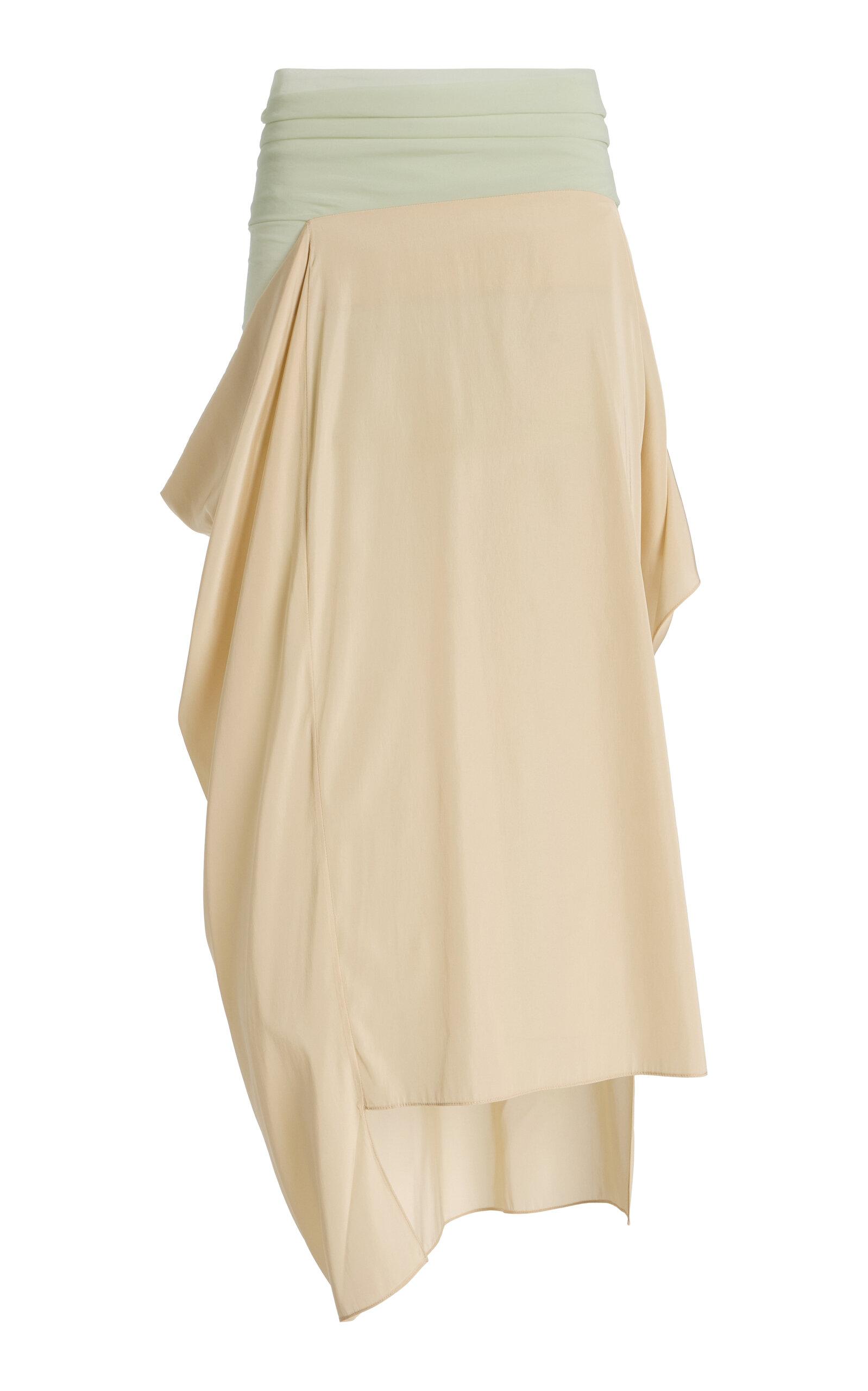 COLLEEN ALLEN Stocking-Waist Draped Midi Skirt - Moda Operandi by COLLEEN ALLEN
