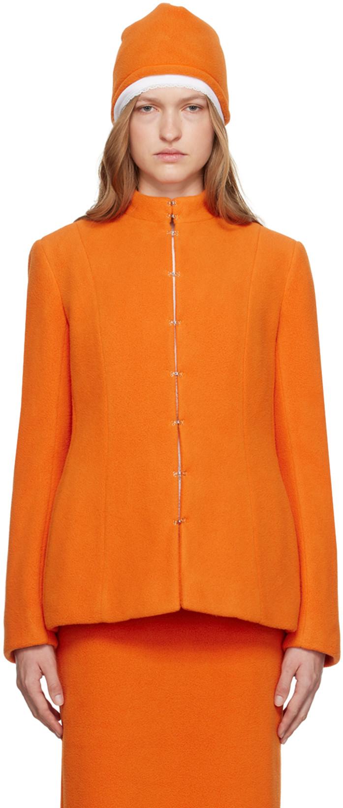 Orange Victorian Jacket by COLLEEN ALLEN