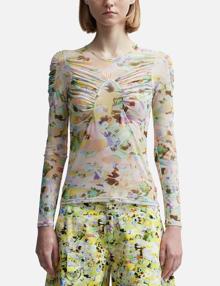 Arc Shortong Sleeve Top by COLLINA STRADA