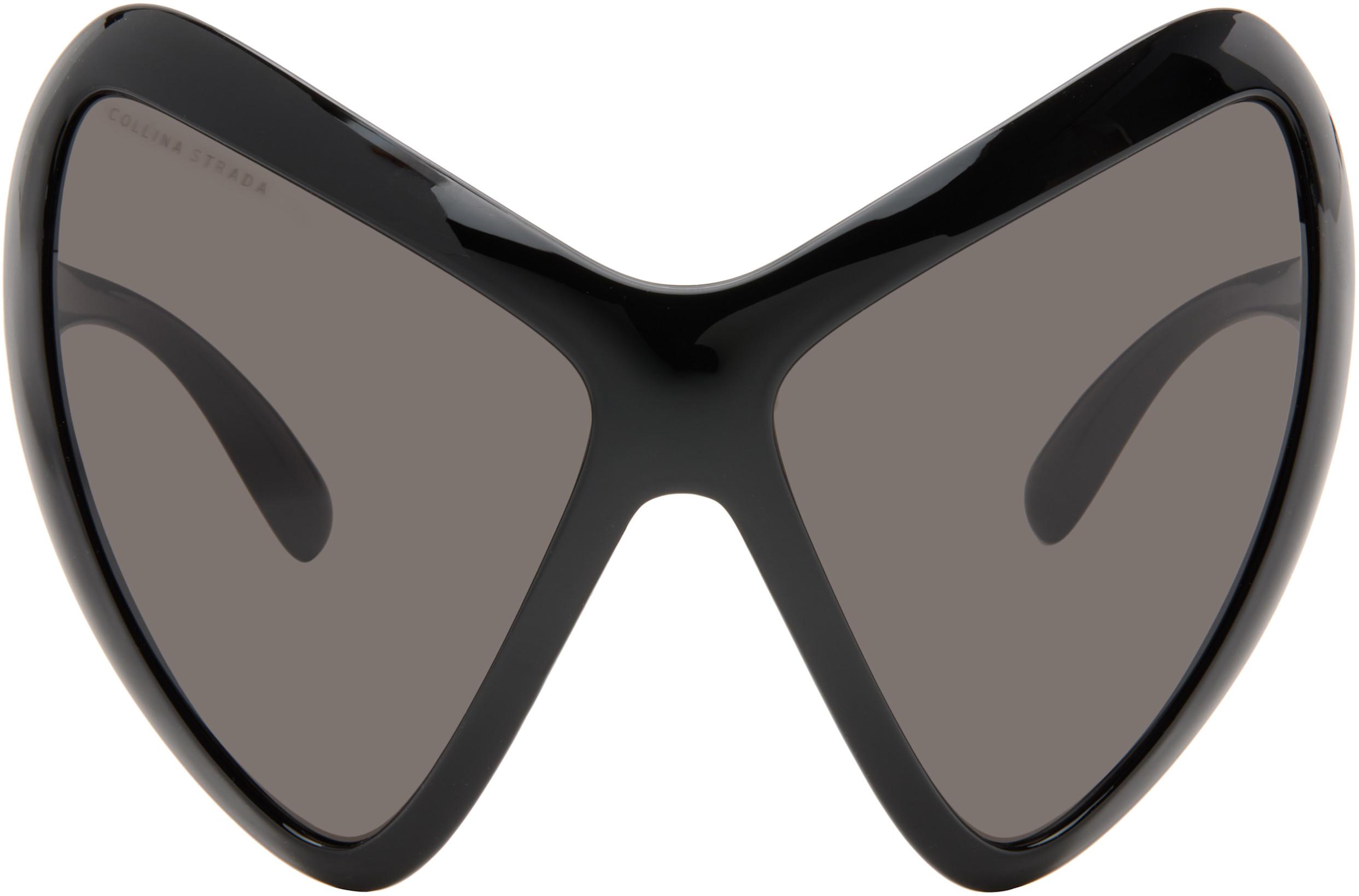 Black Mariposa Sunglasses by COLLINA STRADA