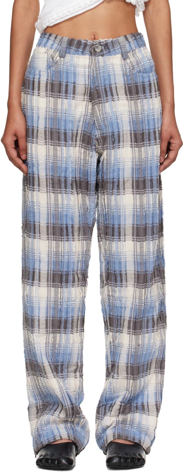 Blue Mikaela Jeans by COLLINA STRADA