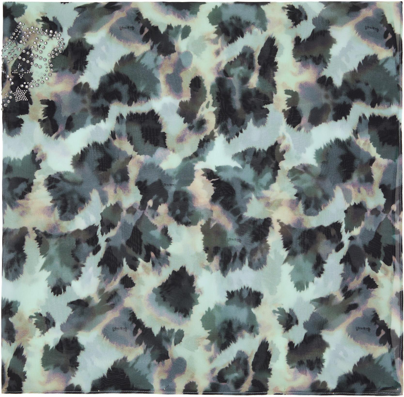 Blue Snow Leopard Scarf by COLLINA STRADA