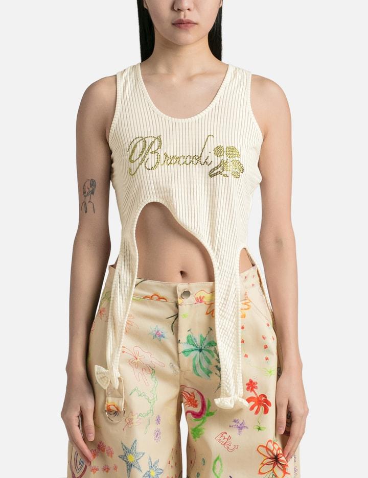 Broccoli Thistle Tank by COLLINA STRADA