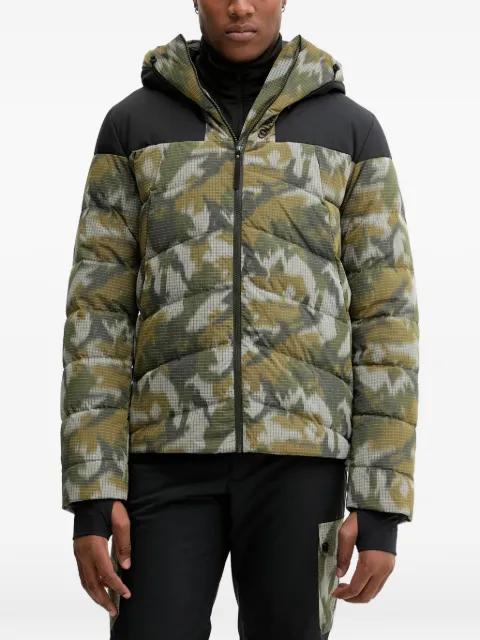 camouflage-pattern hoodied ski jacket by COLMAR ORIGINALS