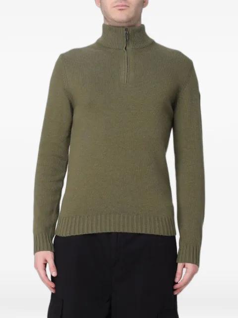 quarter-zip logo-patch sweater by COLMAR ORIGINALS